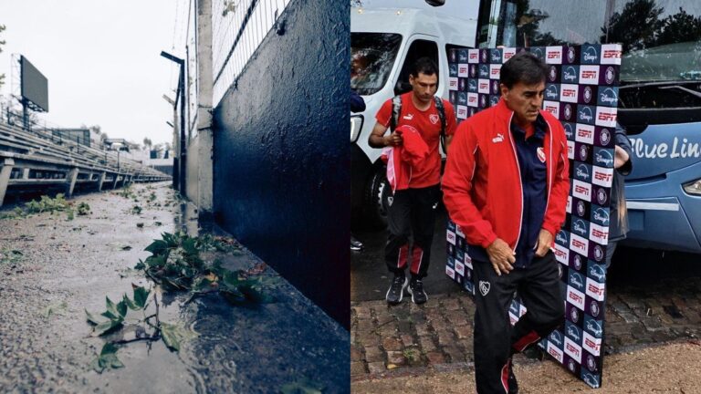 Fuerte temporal en Uruguay en la previa al amistoso de Independiente: se juega?