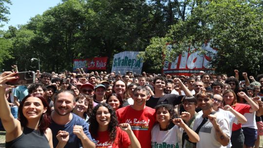 Volvió el «campamento anticapitalista» Dirá algo Adorni?