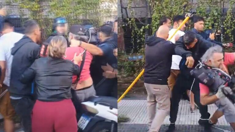 Habló uno de los trabajadores de TV agredido por la Policía Federal: «Al camarógrafo lo agarraron de la nada»